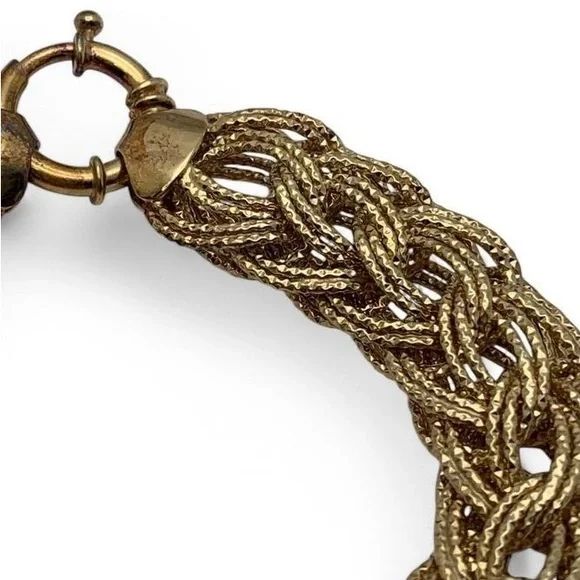 Technibond 925 Sterling Silver Diamond Cut Chain Link Bracelet - Picture 5 of 6